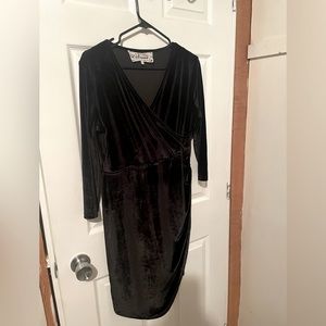 Pink Martini velvet dress